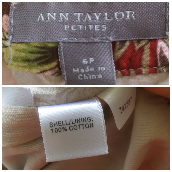 Ann Taylor Petites Floral Printed Skirt - Picture 2 of 5